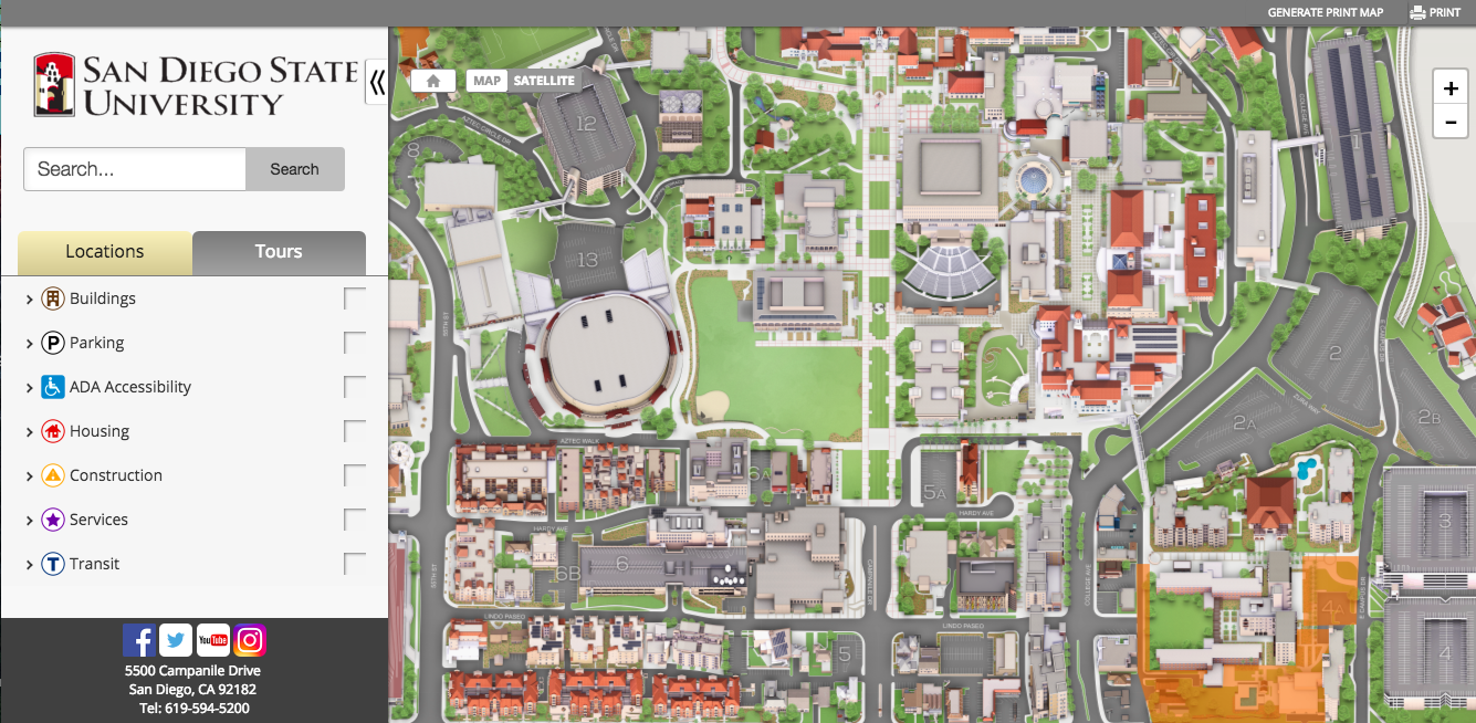 Interactive Campus Map