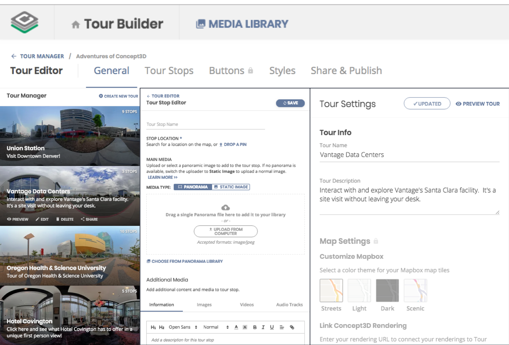 Tour Builder CMS