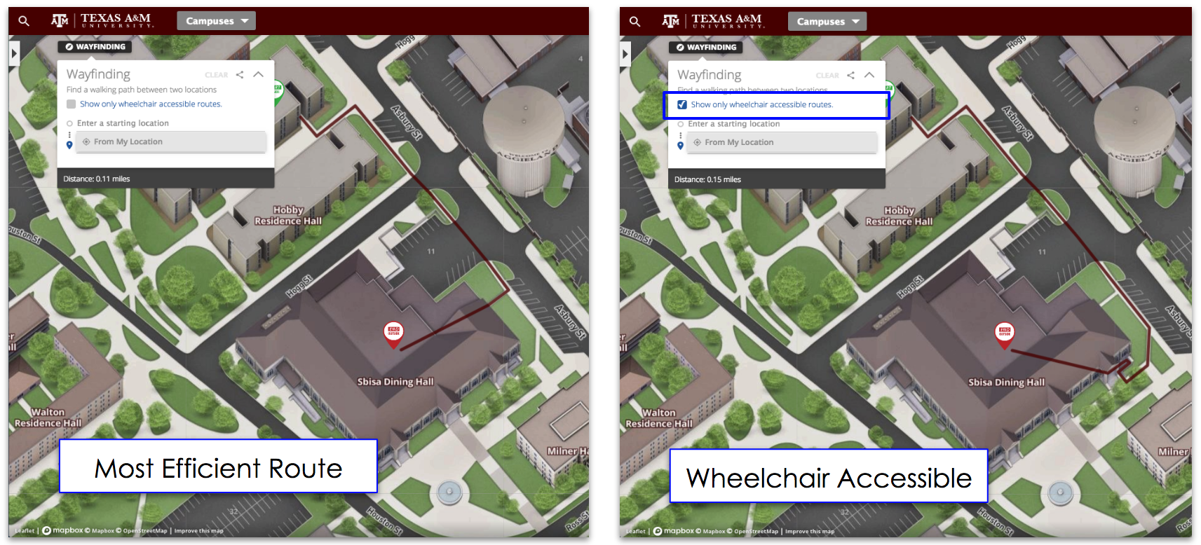 Wheelchair Accessible Wayfinding