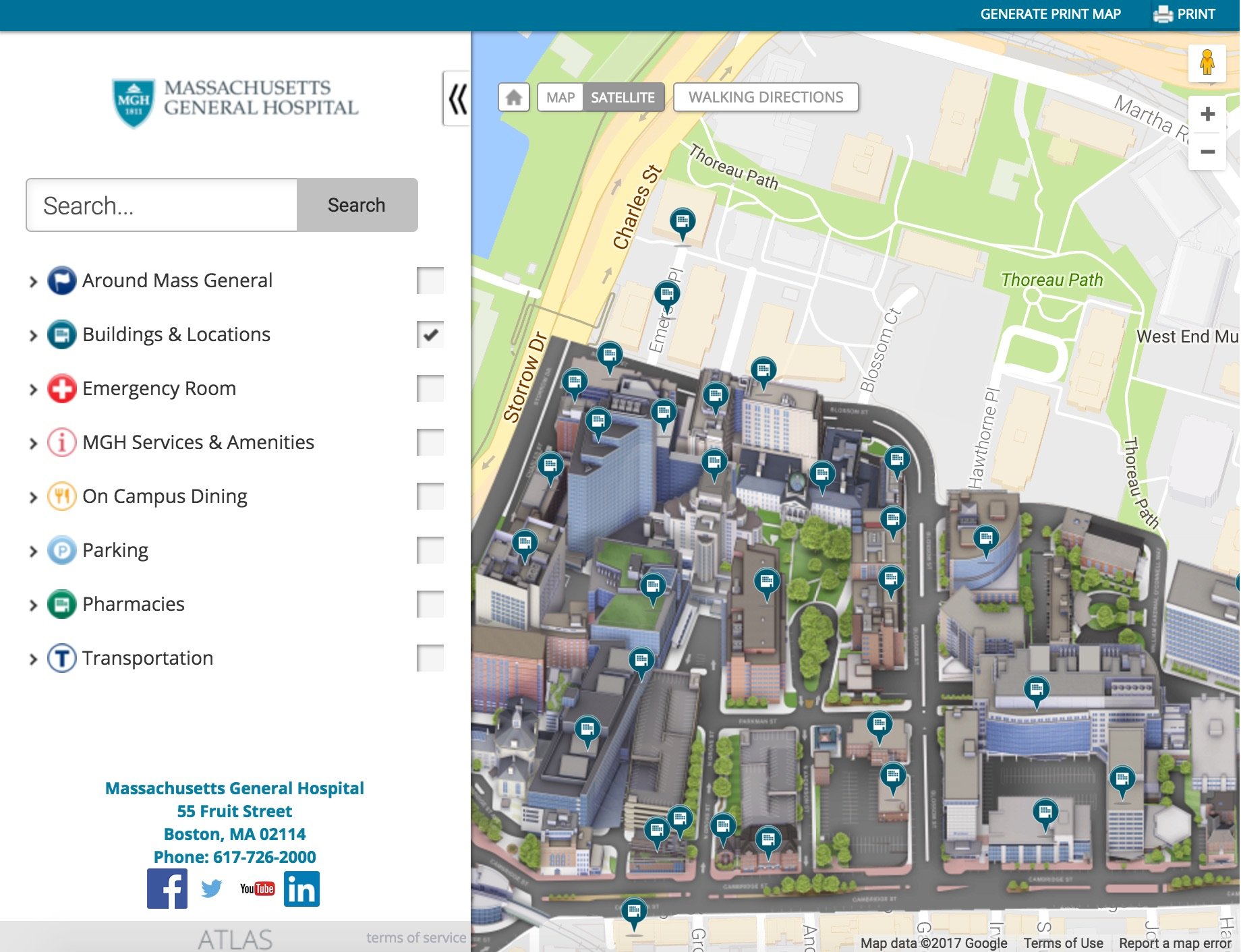 Mass General Hospital Launches atlas3D-Powered Interactive Campus Map