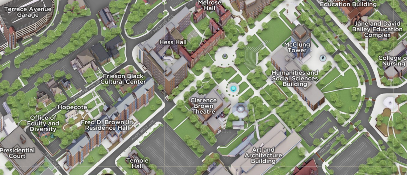 UT Knoxville Launches Interactive Campus Map