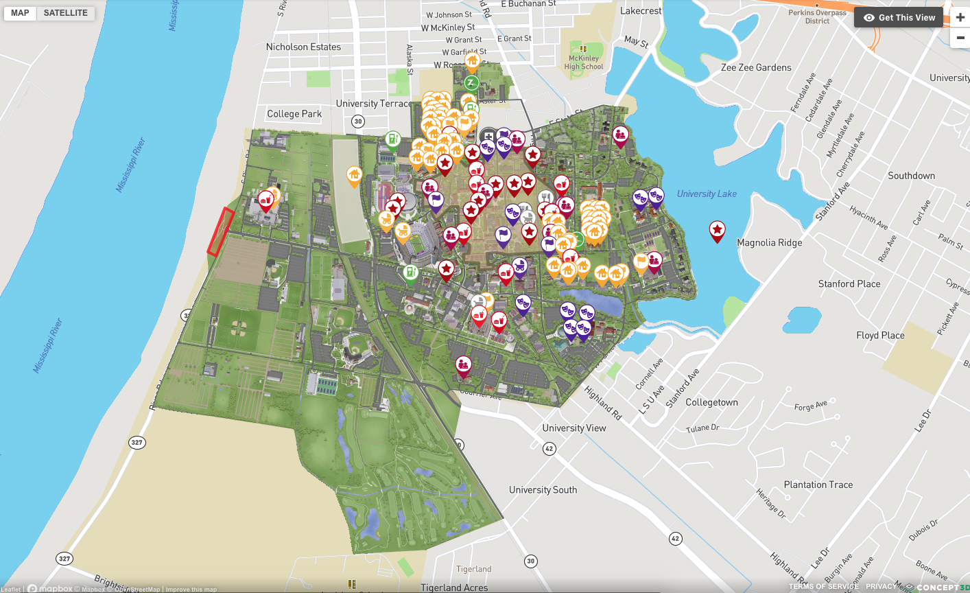 Concept3D Platform Launched by Louisiana State University for Immersive Campus Map