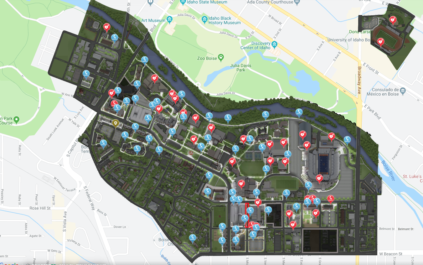 Concept3D's New Night Map Feature Supports Campus Safety and Security