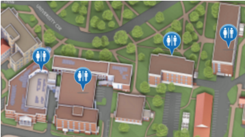 Using Interactive Campus Maps for Commencement